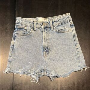Stradivarius Light Blue Jean Shorts